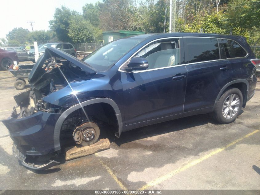 2015 TOYOTA HIGHLANDER LE - 5TDBKRFH7FS093254