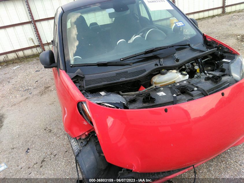 2016 SMART FORTWO PASSION/PURE/PRIME/PROXY - WMEFJ5DA7GK067668