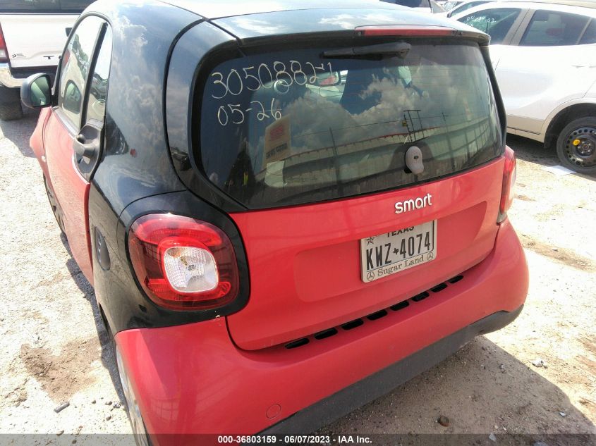 2016 SMART FORTWO PASSION/PURE/PRIME/PROXY - WMEFJ5DA7GK067668