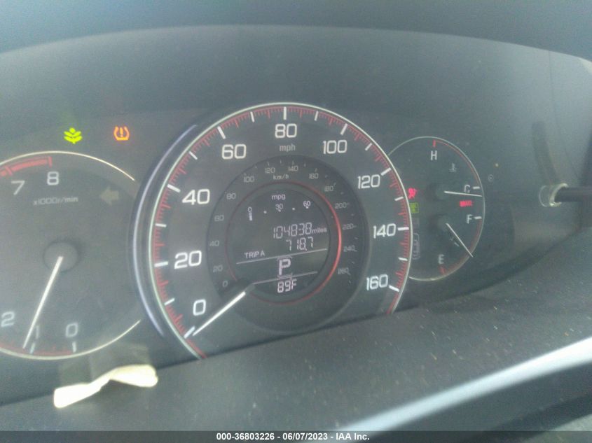 2013 HONDA ACCORD SDN SPORT - 1HGCR2F51DA002519