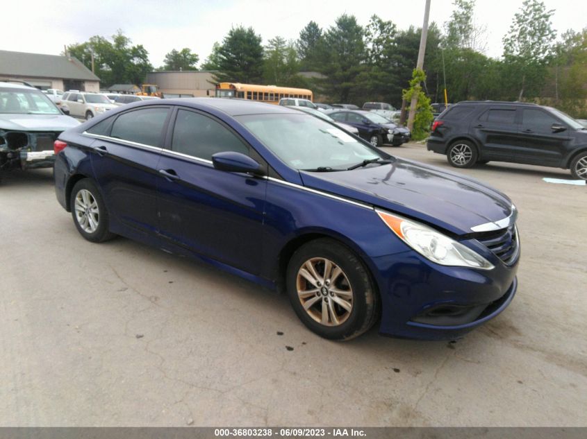 2014 HYUNDAI SONATA GLS - 5NPEB4AC2EH887000