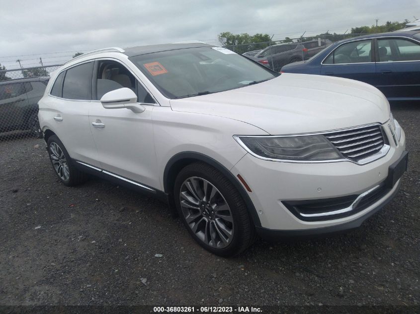2016 LINCOLN MKX RESERVE - 2LMTJ8LP6GBL36875