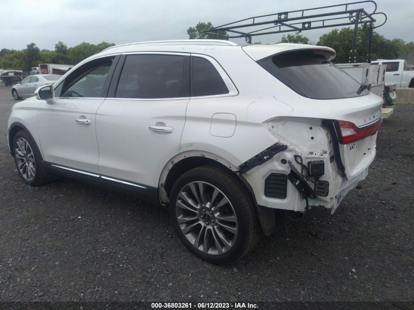 2016 LINCOLN MKX RESERVE - 2LMTJ8LP6GBL36875