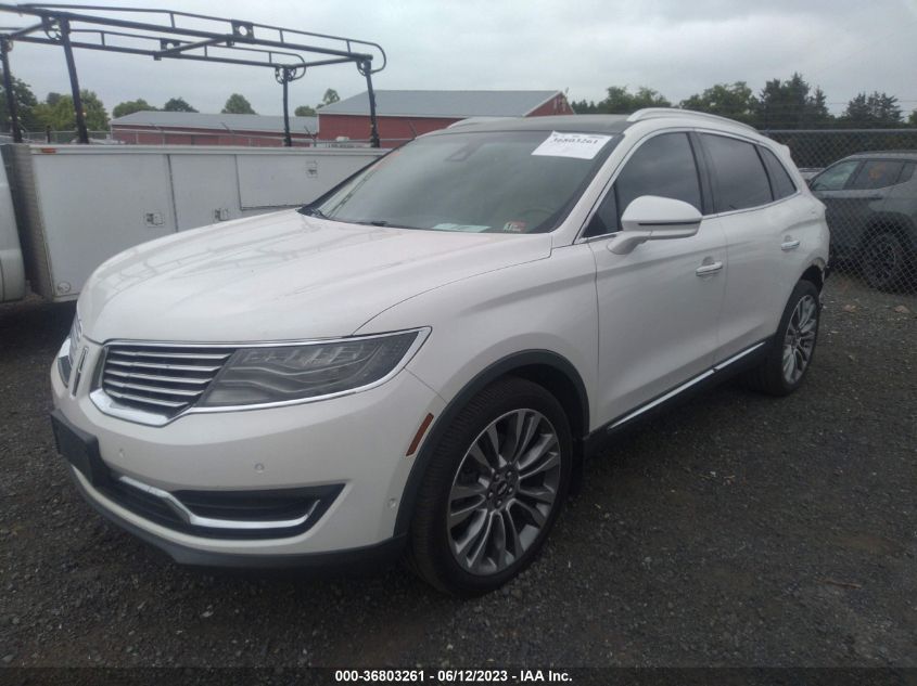 2016 LINCOLN MKX RESERVE - 2LMTJ8LP6GBL36875