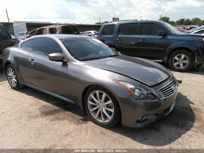 2013 INFINITI G37 COUPE JOURNEY - JN1CV6EK0DM921485