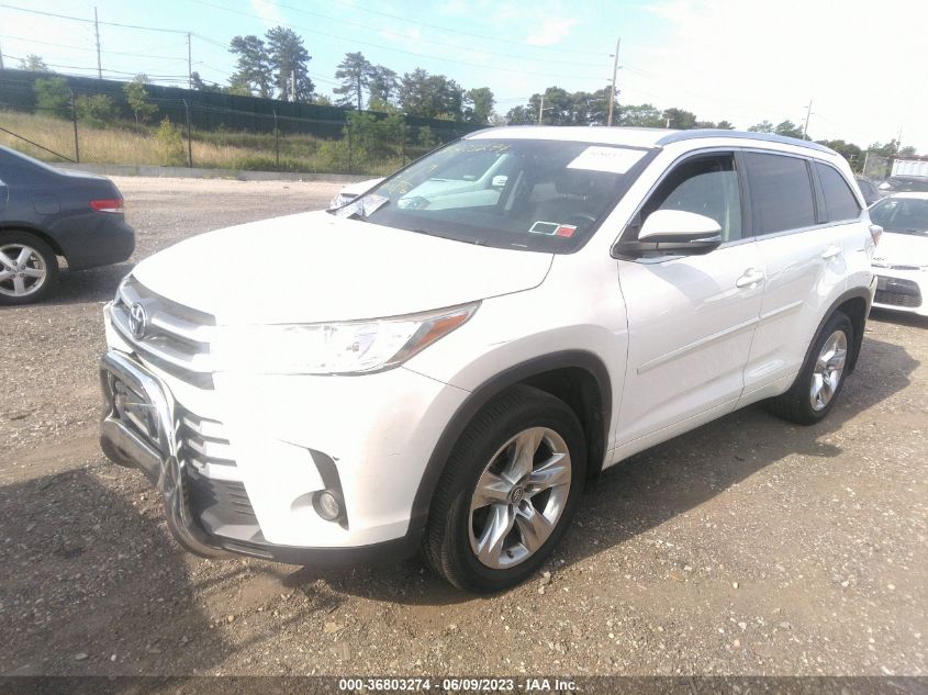 2016 TOYOTA HIGHLANDER LIMITED - 5TDDKRFH9GS350019