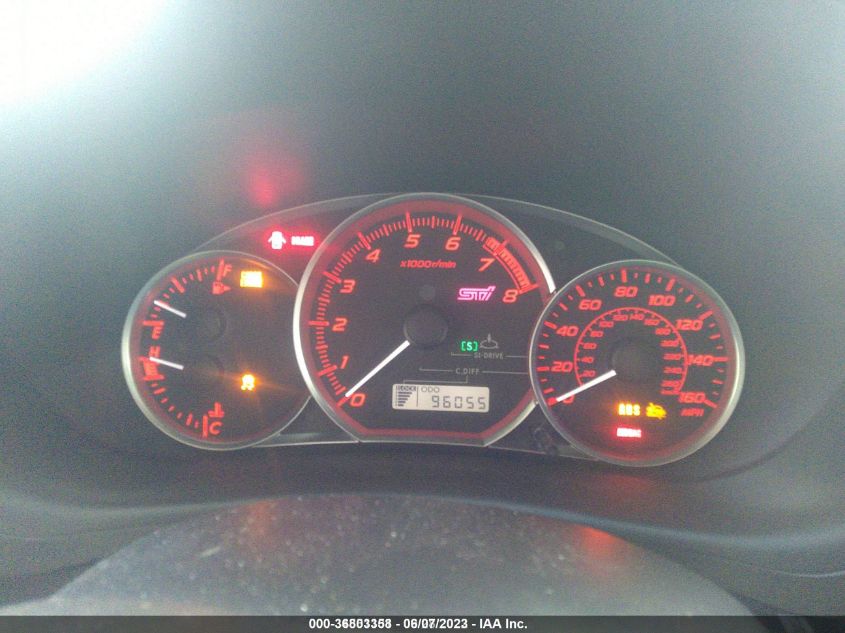 2013 SUBARU IMPREZA SEDAN WRX WRX STI - JF1GV8J60DL026075