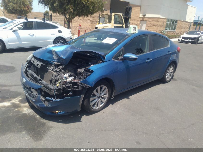 2014 KIA FORTE EX - KNAFX4A89E5158538