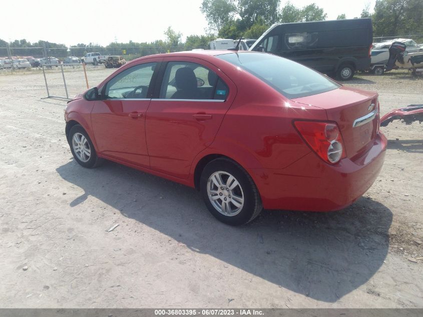 2013 CHEVROLET SONIC LT - 1G1JC5SH2D4152882