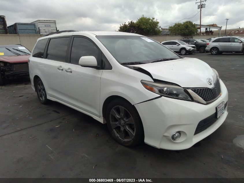 2017 TOYOTA SIENNA SE - 5TDXZ3DC1HS868141