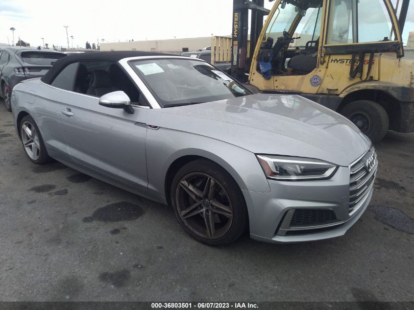 WAUY4GF56JN009516 AUDI S5 CABRIOLET PREMIUM PLUS 2018