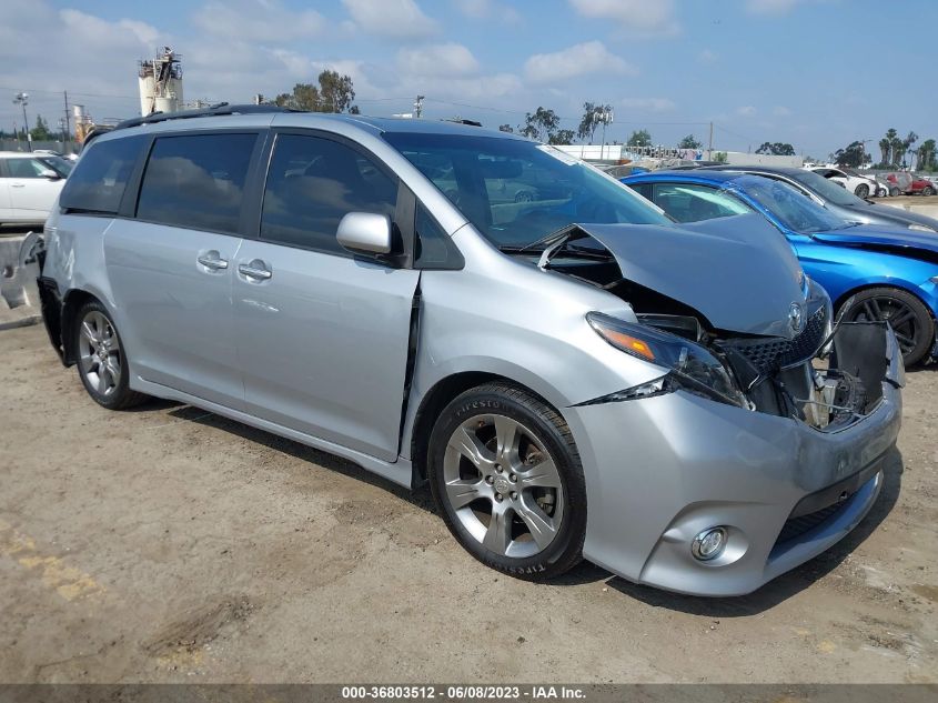 2015 TOYOTA SIENNA SE - 5TDXK3DC6FS530851