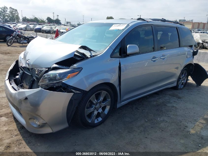 2015 TOYOTA SIENNA SE - 5TDXK3DC6FS530851