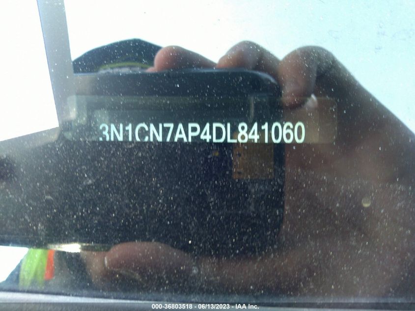 2013 NISSAN VERSA S - 3N1CN7AP4DL841060