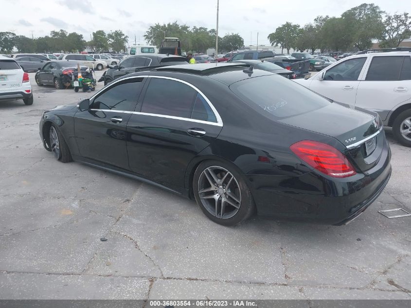 2015 MERCEDES-BENZ S-CLASS S 550 - WDDUG8CB6FA126526