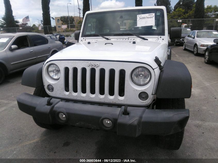 2018 JEEP WRANGLER JK SPORT S 1C4AJWAG7JL835979