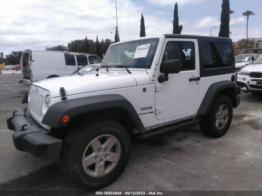 2018 JEEP WRANGLER JK SPORT S 1C4AJWAG7JL835979