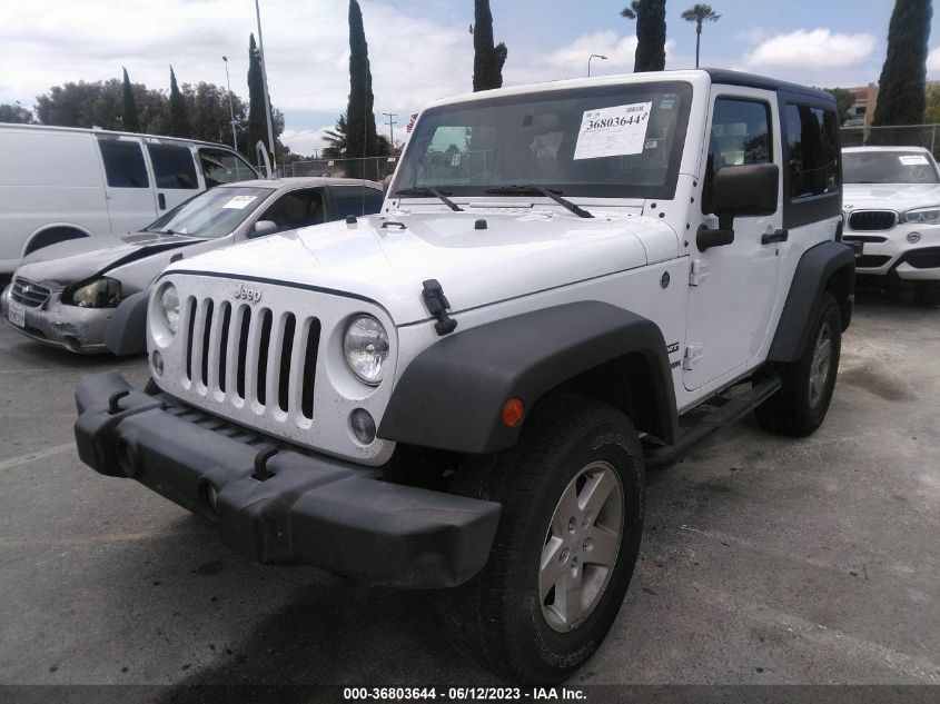 2018 JEEP WRANGLER JK SPORT S 1C4AJWAG7JL835979