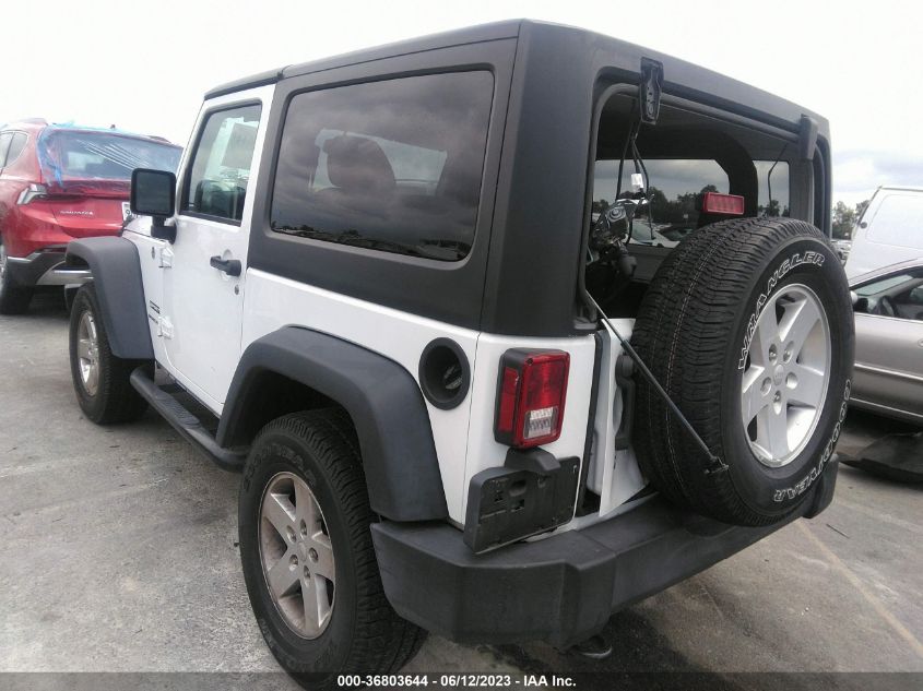 2018 JEEP WRANGLER JK SPORT S 1C4AJWAG7JL835979