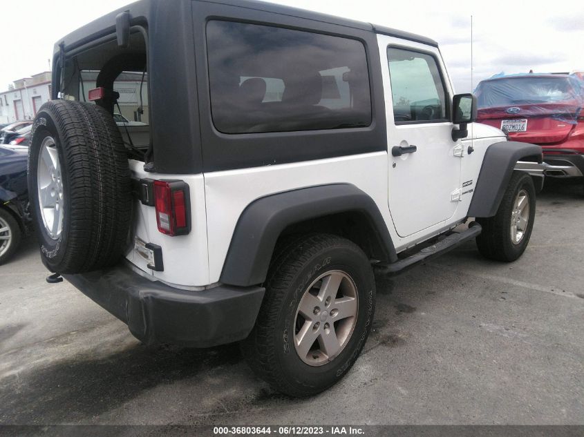 2018 JEEP WRANGLER JK SPORT S 1C4AJWAG7JL835979