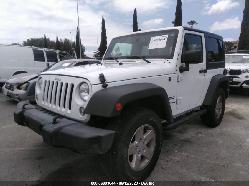 2018 JEEP WRANGLER JK SPORT S 1C4AJWAG7JL835979