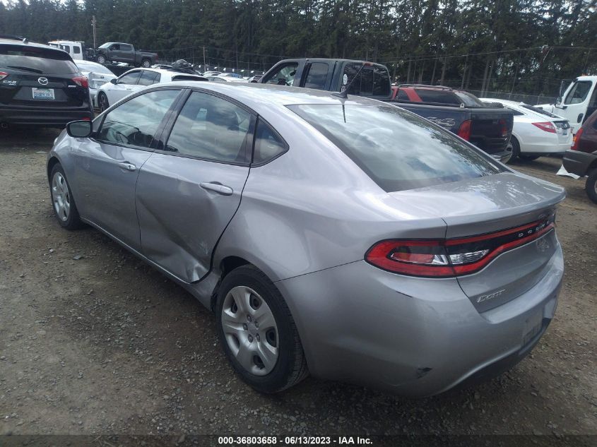 2016 DODGE DART SE - 1C3CDFAA3GD644921