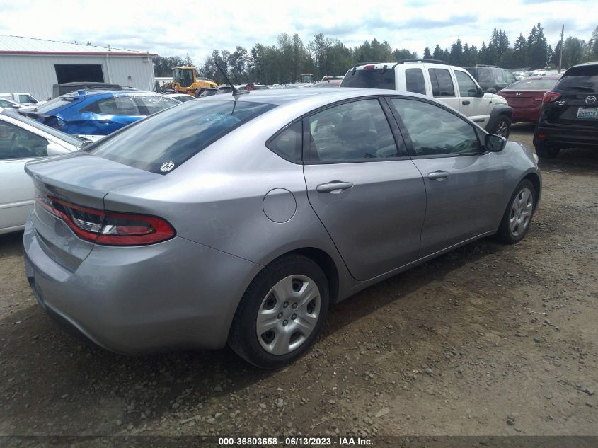 2016 DODGE DART SE - 1C3CDFAA3GD644921