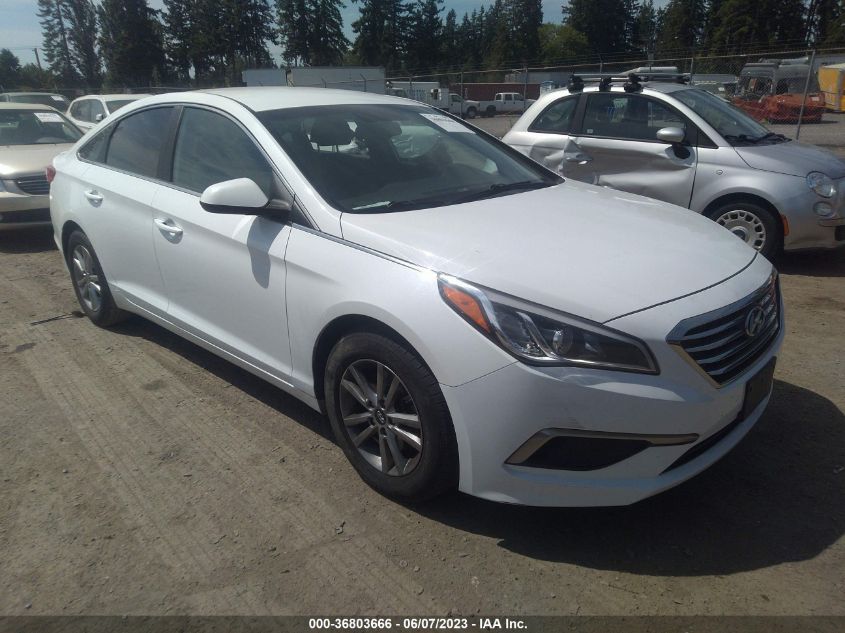 2016 HYUNDAI SONATA 2.4L SE - 5NPE24AF9GH360407