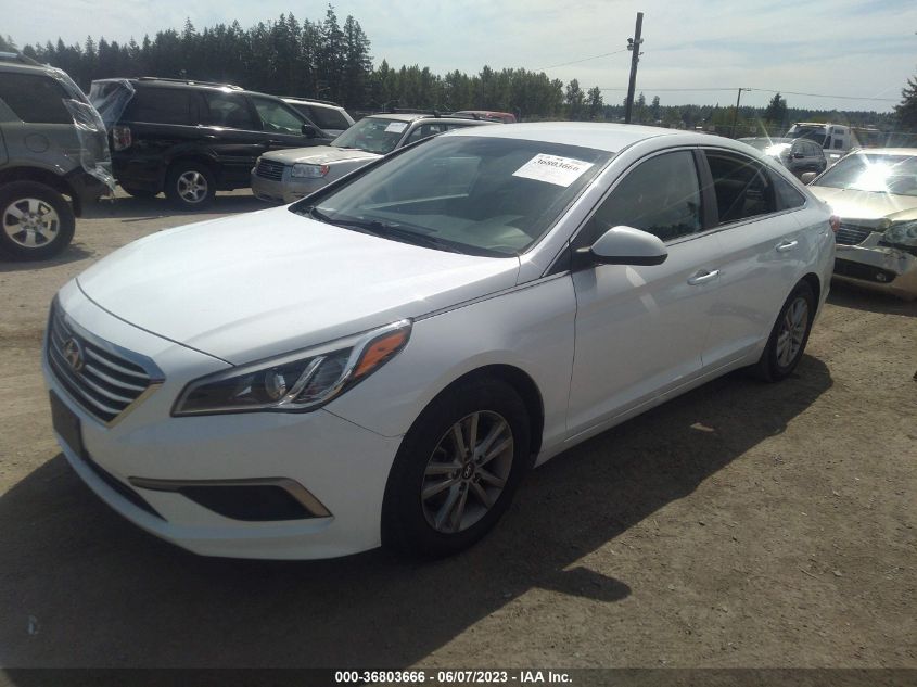 2016 HYUNDAI SONATA 2.4L SE - 5NPE24AF9GH360407