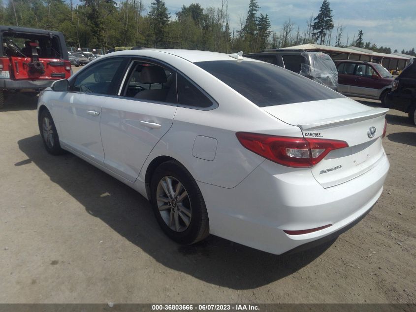 2016 HYUNDAI SONATA 2.4L SE - 5NPE24AF9GH360407