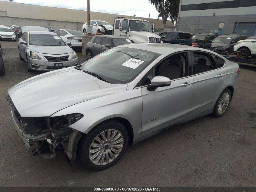 2015 FORD FUSION S HYBRID - 3FA6P0UUXFR183537