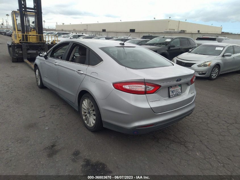 2015 FORD FUSION S HYBRID - 3FA6P0UUXFR183537