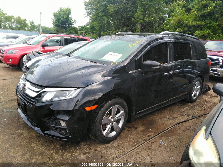 VIN 5FNRL6H75JB095581 2018 HONDA ODYSSEY EX-L
