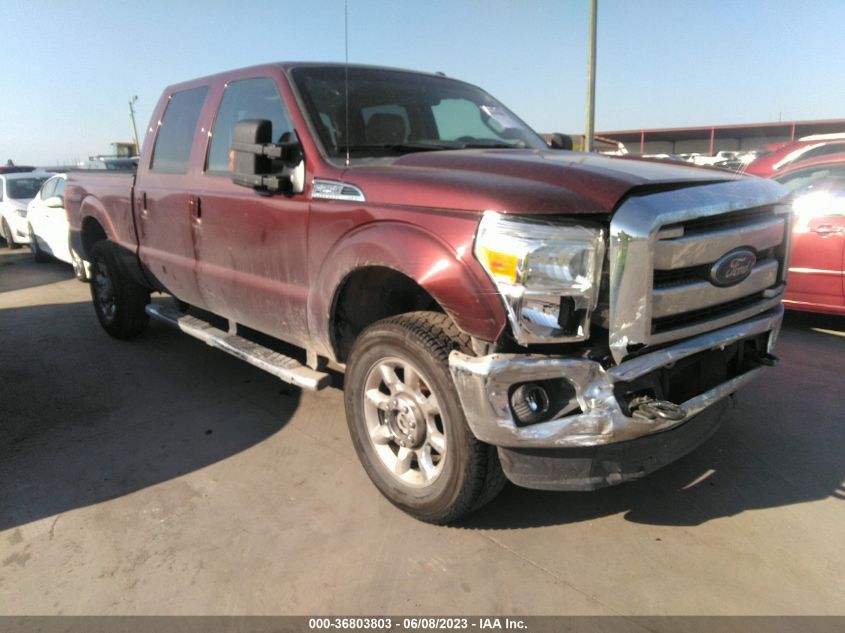 2015 FORD SUPER DUTY F-250 SRW LARIAT/PLATINUM - 1FT7W2B65FEA57462