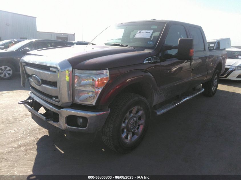 2015 FORD SUPER DUTY F-250 SRW LARIAT/PLATINUM - 1FT7W2B65FEA57462