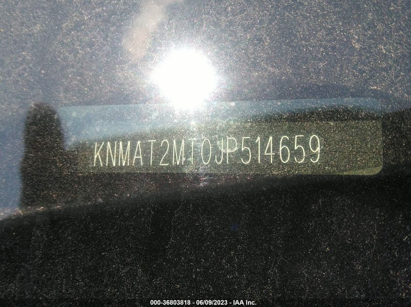 2018 NISSAN ROGUE SV - KNMAT2MT0JP514659