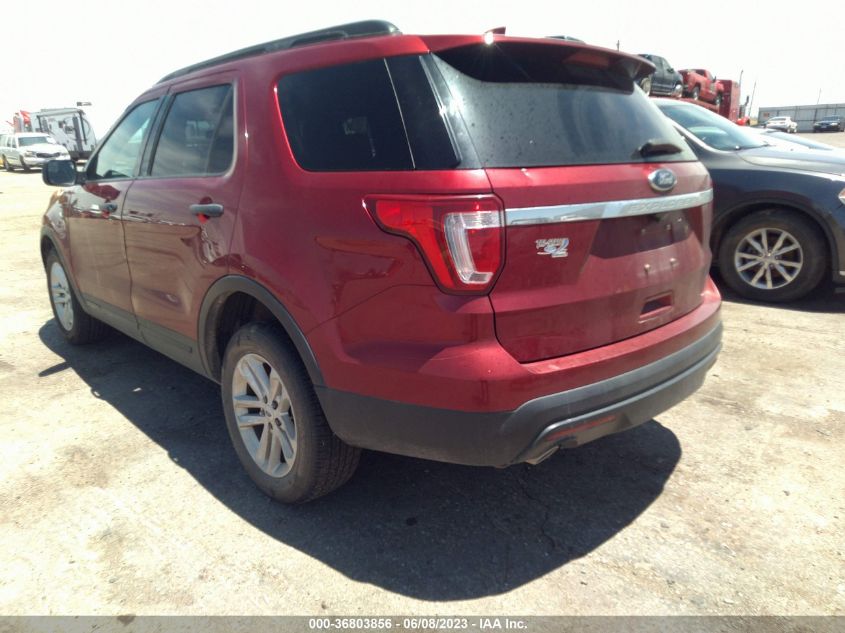 2017 FORD EXPLORER BASE - 1FM5K7B89HGD86377
