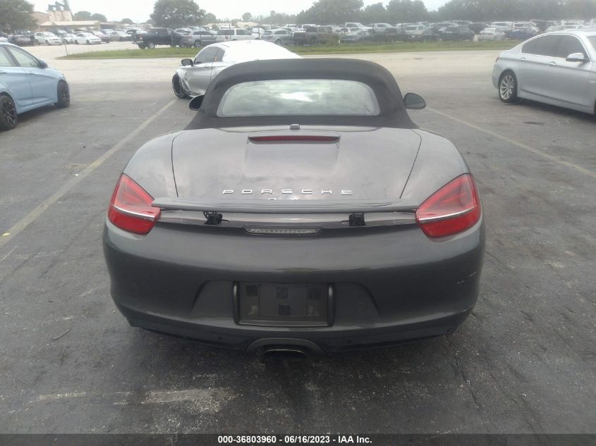2016 PORSCHE BOXSTER WP0CA2A83GS120514