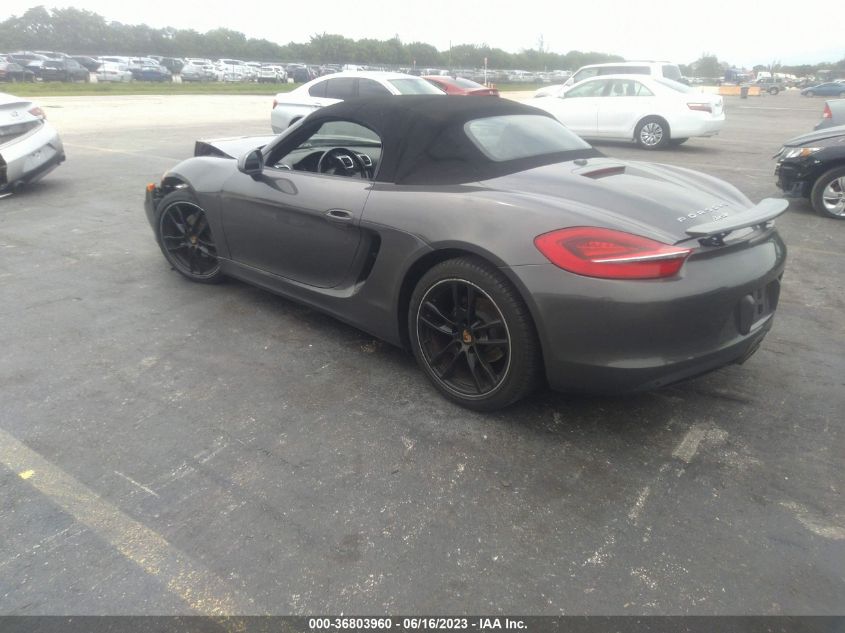 2016 PORSCHE BOXSTER WP0CA2A83GS120514