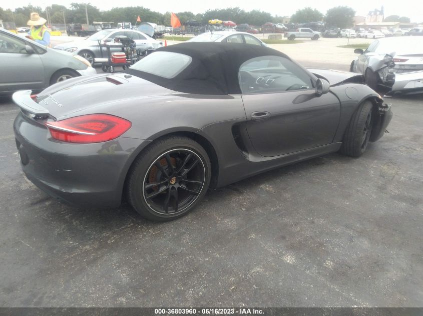 2016 PORSCHE BOXSTER WP0CA2A83GS120514