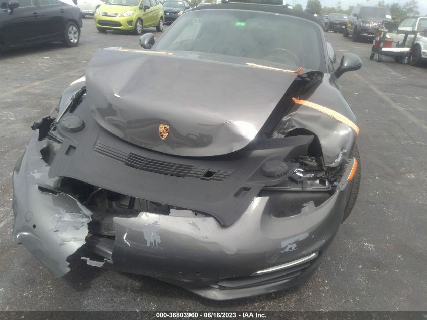 2016 PORSCHE BOXSTER WP0CA2A83GS120514