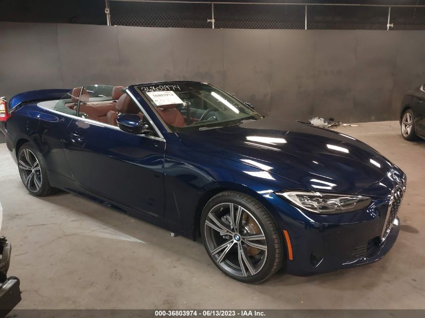 2022 BMW 4 SERIES 430I XDRIVE - WBA43AT08NCK90596
