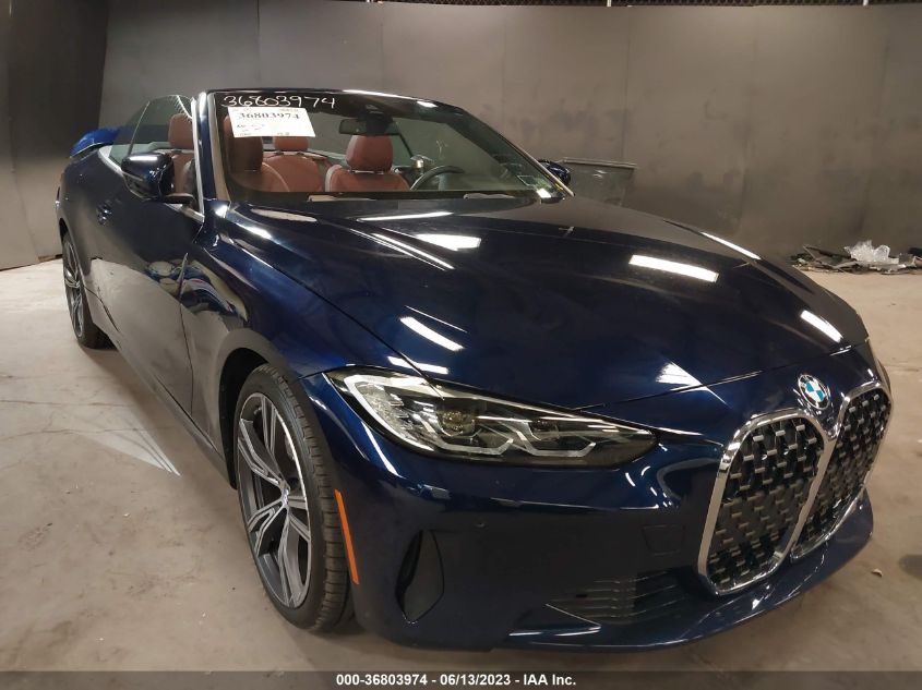 2022 BMW 4 SERIES 430I XDRIVE - WBA43AT08NCK90596