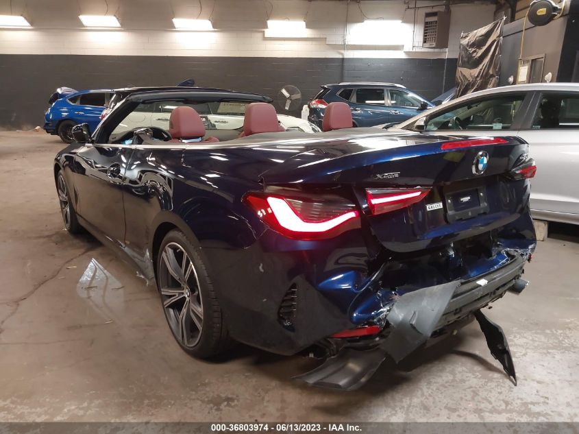 2022 BMW 4 SERIES 430I XDRIVE - WBA43AT08NCK90596