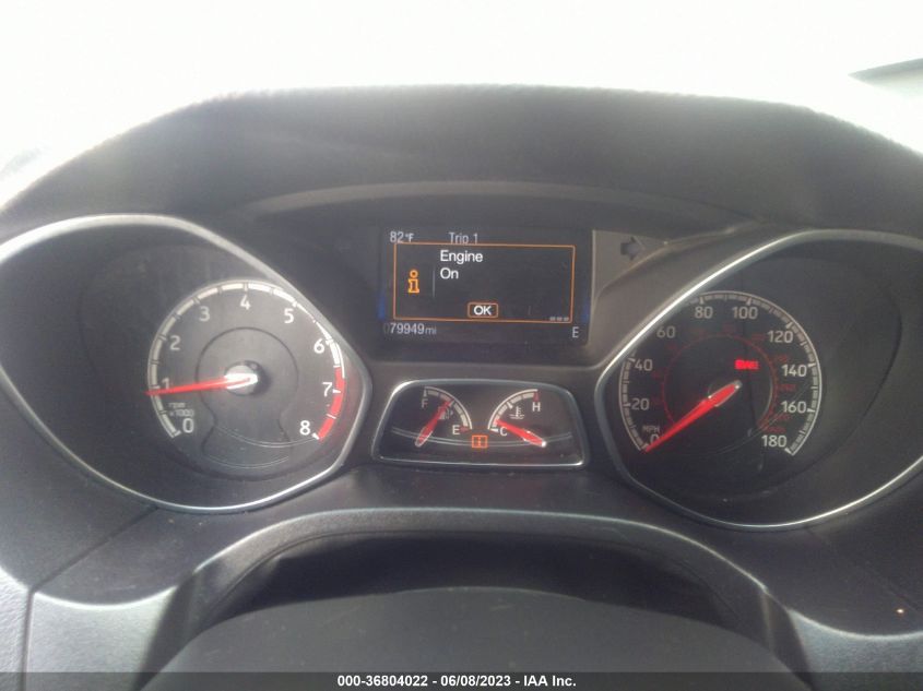 2017 FORD FOCUS ST - 1FADP3L98HL229485