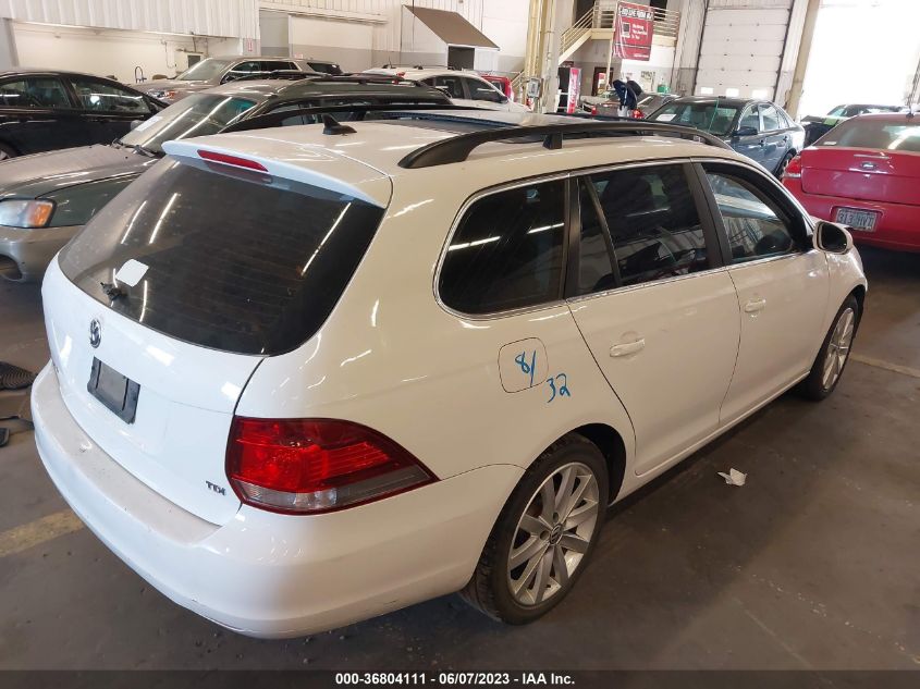 2013 VOLKSWAGEN JETTA SPORTWAGEN TDI W/SUNROOF - 3VWPL7AJ9DM695388