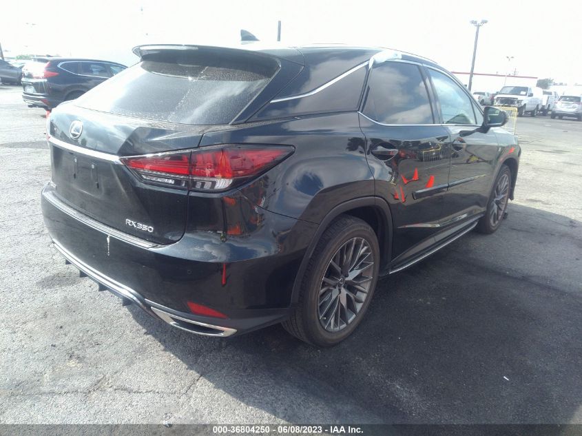 2020 LEXUS RX RX 350 F SPORT - 2T2YZMDA3LC231208