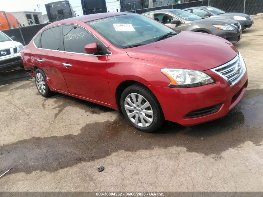 2013 NISSAN SENTRA S - 3N1AB7AP4DL709044