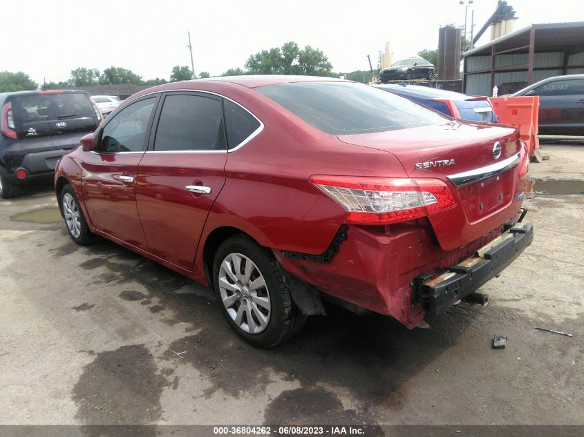 2013 NISSAN SENTRA S - 3N1AB7AP4DL709044