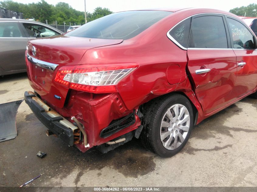 2013 NISSAN SENTRA S - 3N1AB7AP4DL709044